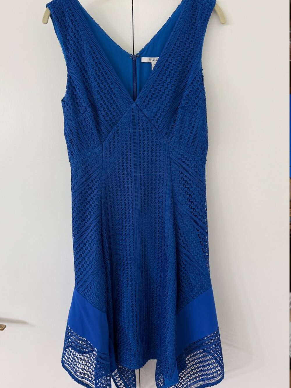 Derek Lam Crosby Royal Blue Cut Out Dress